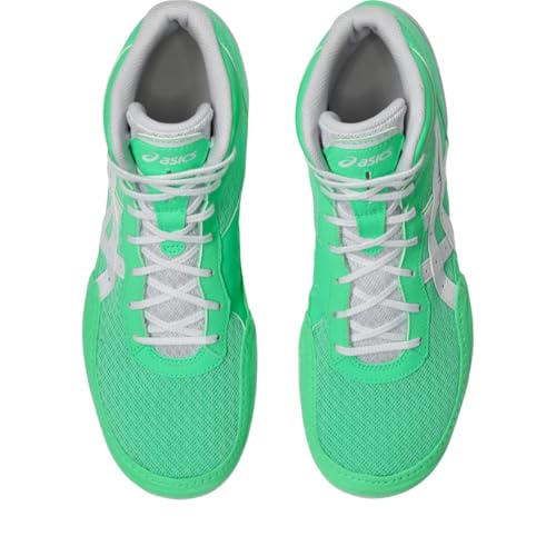 ASICS Men's Matflex 7 Wrestling Shoes, 12, NEW Leaf/White