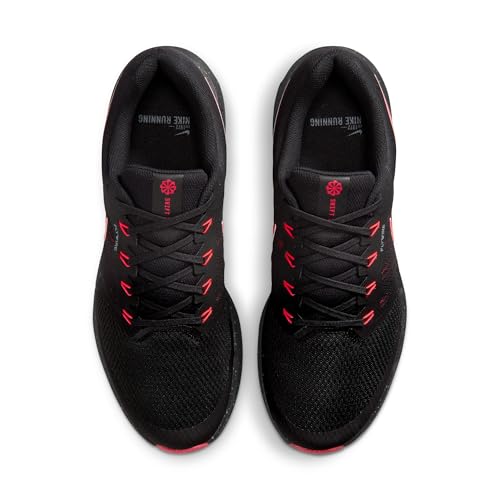 Nike Men's Run Swift 3 Road Running Shoes, Black/Red Orbit-Smoke Grey, 13
