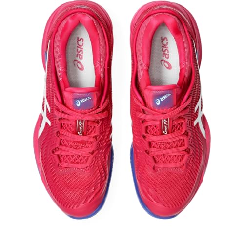 ASICS Women's Court FlyteFoam 3 Clay Tennis Shoe, 8.5, Bright Rose/White