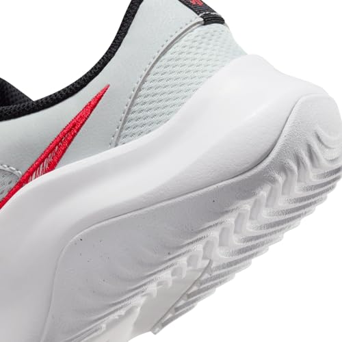 Nike Legend Essential 3 Next Nature Men's Workout Shoes (DM1120-010, Pure Platinum/White/Black/University Red) Size 12