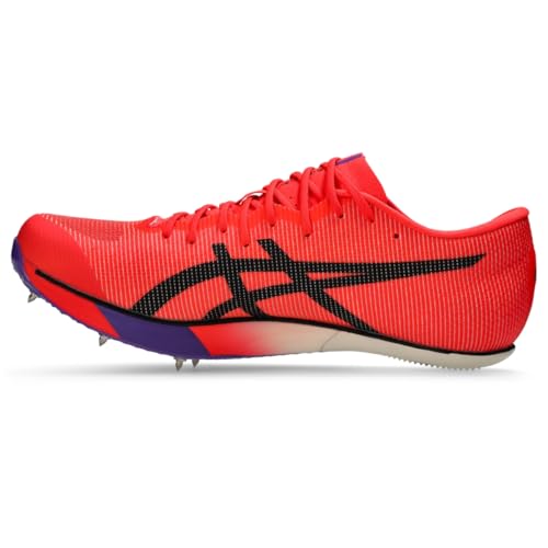 ASICS Unisex METASPEED SP 2 Track & Field, 8.5M / 10W, Flash RED/Black
