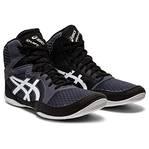 ASICS Kid's Snapdown 3 Wrestling Shoes (Carrier Grey/White, 11)