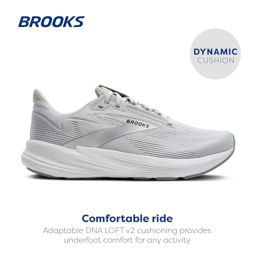 Brooks Women’s Revel 8 Neutral Running & Walking Shoe - Oyster Mushroom/Alloy/Silver - 8 Medium