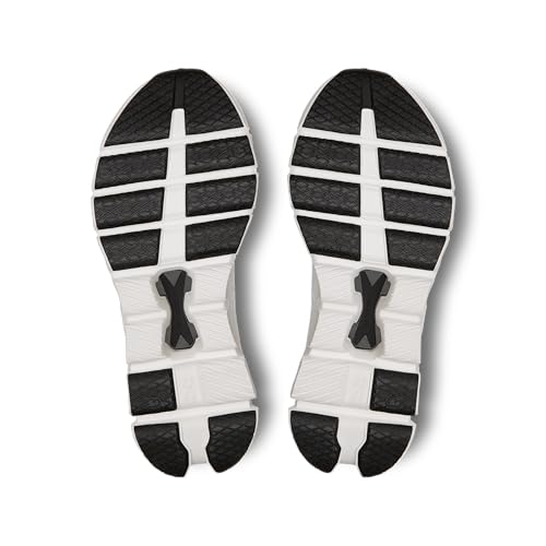On Women's Cloud X 4 Sneakers, Ivory/Black, 8 Medium US