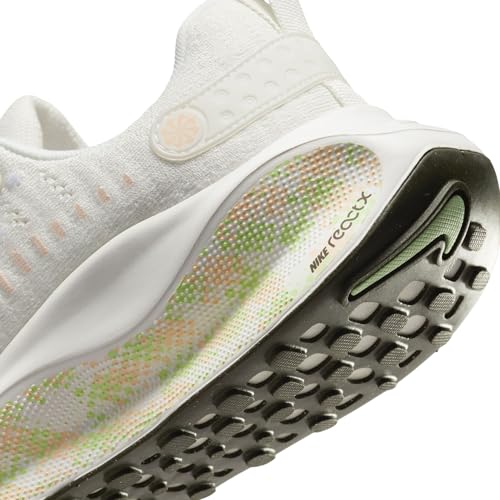 Nike InfinityRN 4 Women's Shoes (HJ7666-133, Sail/Vapor Green/Cargo Khaki/Crimson Tint) Size 6