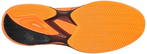 ASICS Men's Solution Speed Ff 3 Clay Sneaker, Shocking Orange Black, 10 US