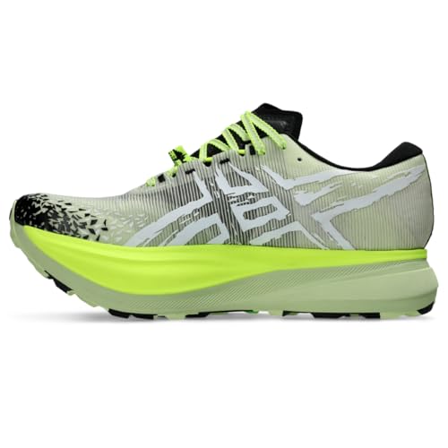 ASICS Unisex METAFUJI Trail Running Shoes, 4M / 5.5W, Cool Matcha/Black