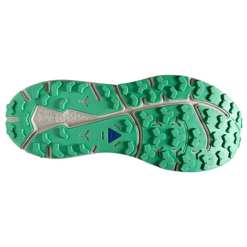 Brooks Men’s Divide 4 Trail Running Shoe - Lemon Chrome/Black/Spring Bud - 10 Medium