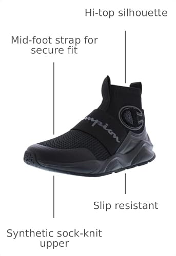 Champion Rally Pro (Big Kid) Black/Stealth 6 Big Kid M