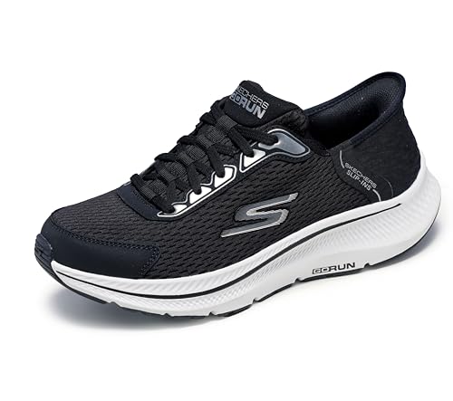 Skechers Men's Slip-Ins: Go Run Consistent 2.0 Empowered, Black/White, 12