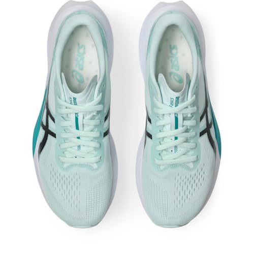ASICS Women's Magic Speed 4 Running Shoes, 12, Soothing SEA/Black
