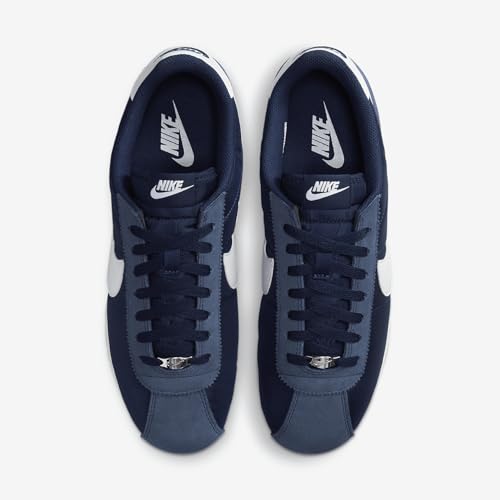 Nike Men's Cortez Sneakers, Midnight Navy/White, 11 Medium US