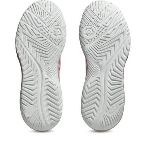 ASICS Women's Gel-Dedicate 8 Tennis Shoes, 9, White/Rose Rouge