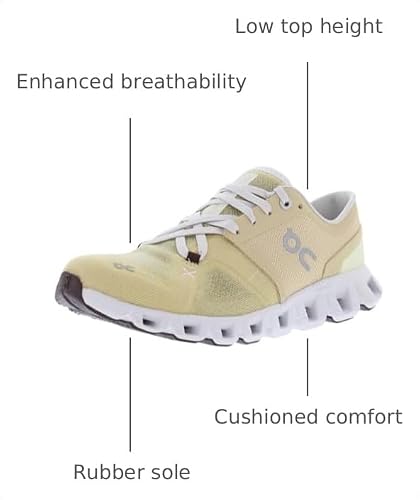 On(オン) On Cloud X 3 Women's Running Shoes, multicolor, 23.5 cm