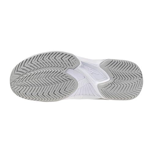 Mizuno Wave Exceed Court AC Women's Racquet Sports Shoes, White-Ultimate Grey, US Womens 9.5