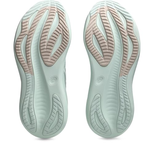 ASICS Women's Gel-Nimbus 27 Running Shoes, 11, Pure Aqua/White