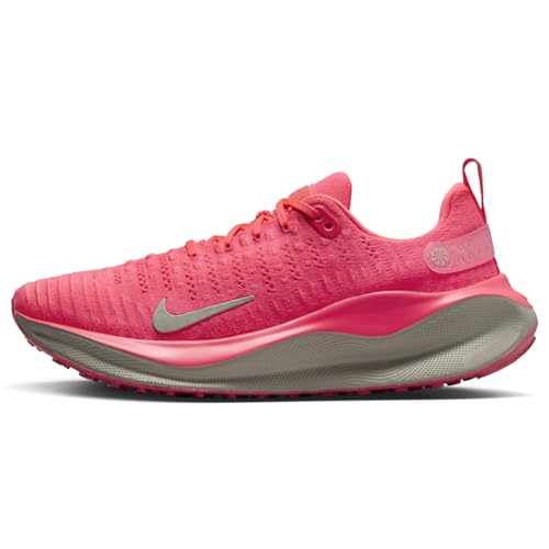 Nike InfinityRN 4 Women's Road Running Shoes (DR2670-602, Hot Punch/Black/Aster Pink/Light Iron Ore) Size 6.5