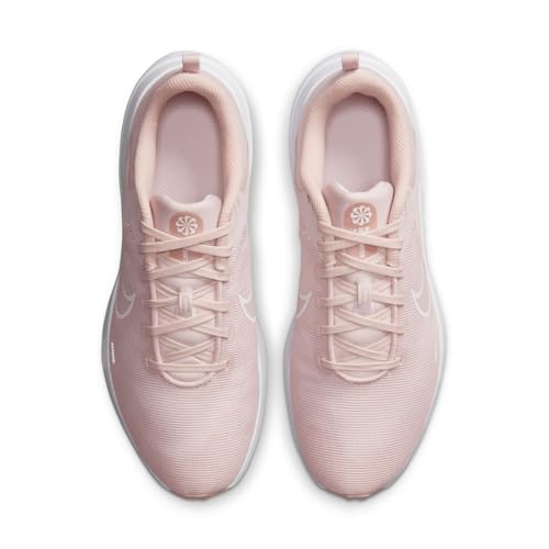 Nike Women's Downshifter 12 Running Shoes, Barely Rose White Pink Oxford, 12