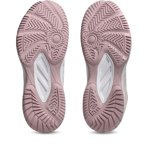 ASICS Kid's Upcourt 6 Grade School Volleyball Shoes, 5, MORGANITE/White