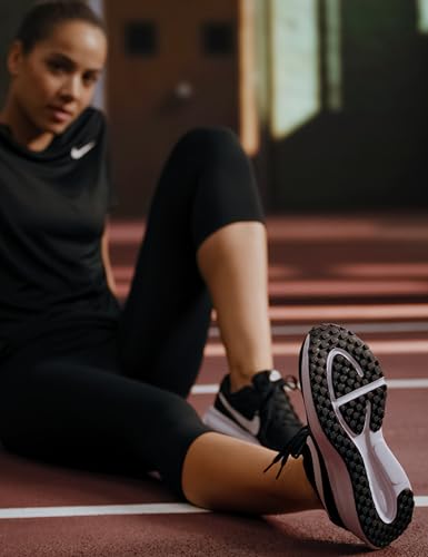 Nike Women's Revolution 8 Road Running Shoes, Black/White-Iron Grey, 8.5