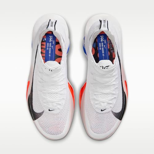Nike Alphafly 3 Men's Road Racing Shoes (White/Platinum Violet/Silt Red/Black) Size 11