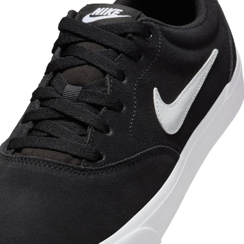 Nike SB Charge Suede Shoe (Men), IB2750, Black/White, 10 US