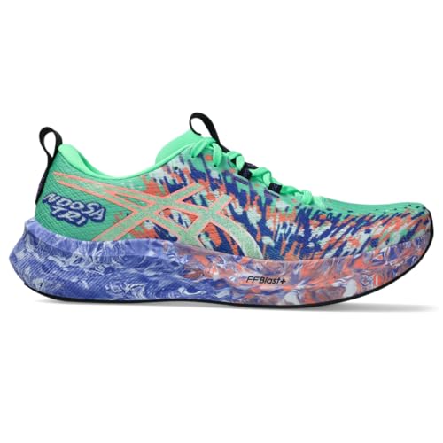 ASICS Men's Noosa TRI 16 Running Shoes, 12, Vital Green/Cobalt Burst