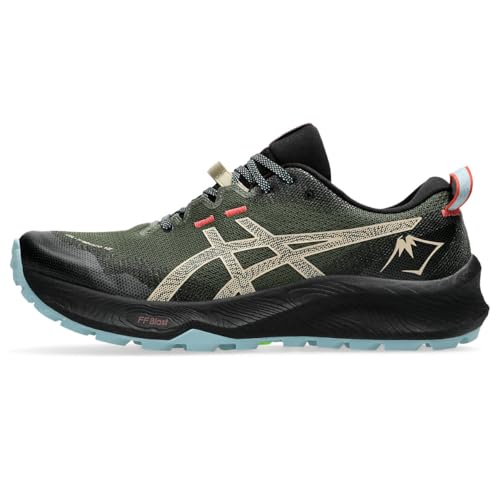 ASICS Men's Gel-Trabuco 12 Sneaker, Smog Green Feather Grey, 6 US
