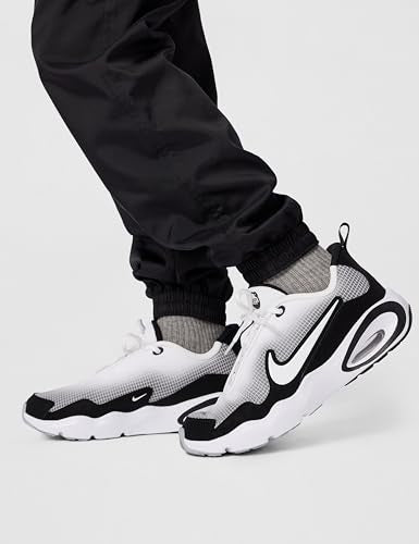 Nike Big Kid's Air Max Nova Shoes, White/White-Black-Wolf Grey, 7Y
