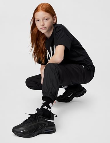 Nike Big Kid's Air Max Fire Shoes, Black/White, 7Y