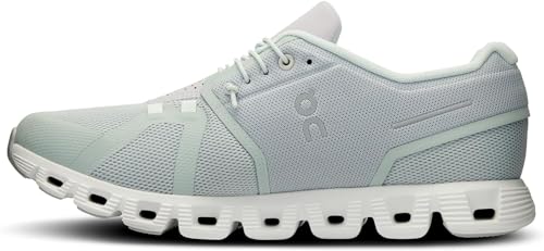 On Men's Cloud 5 Sneakers, Glacier/Glacier, 11.5 Medium US