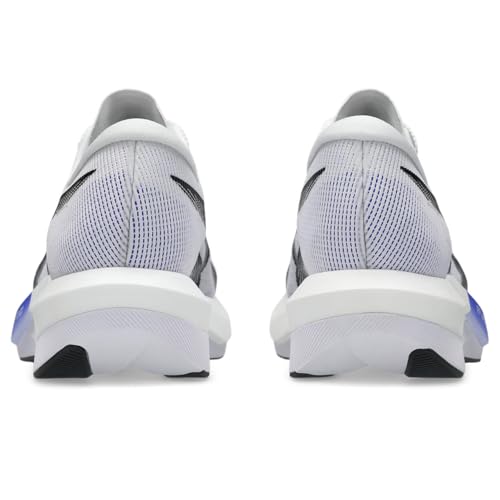 ASICS MAGIC SPEED 5 Unisex Running Shoe, 100 (white/black), 27.5 cm 2E