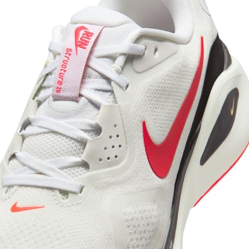 Nike Mens Structure 26 White/Bright Crimson/Medium Ash 10.5 Medium