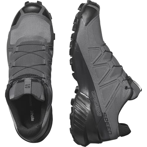 Salomon Men’s Speedcross Trail Running Shoes - Magnet/Black/Magnet - 12