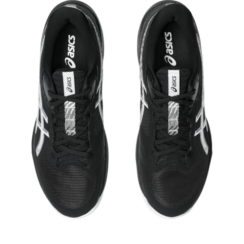 ASICS Men's Netburner Ballistic FlyteFoam 4 Volleyball Shoes, 7.5, Black/White
