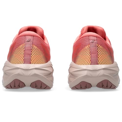 ASICS Kid's NOVABLAST 5 Grade School Running Shoe, 6, Dark Pink Clay/Rubble RED