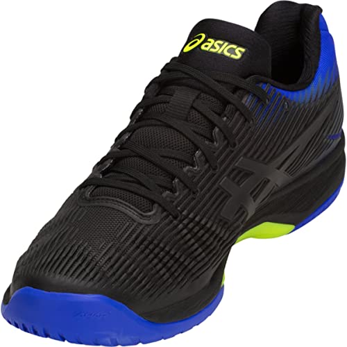 ASICS Solution Speed FF Mens Tennis Shoe - Black/Illusion Blue - Size 7