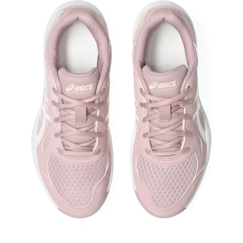 ASICS Kid's Upcourt 6 Grade School Volleyball Shoes, 5, MORGANITE/White