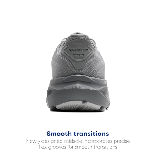 Brooks Men’s Ghost 17 Neutral Running Shoe - Primer Gray/Oyster Mushroom - 9 Medium