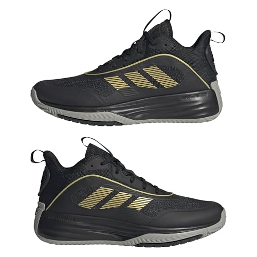 Adidas Men's Own The Game 3.0, Black/Gold Metallic/Solid Grey, 8