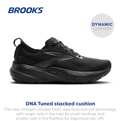 Brooks Women’s Glycerin 22 Neutral Running Shoe - Black/Black/Ebony - 9 Medium