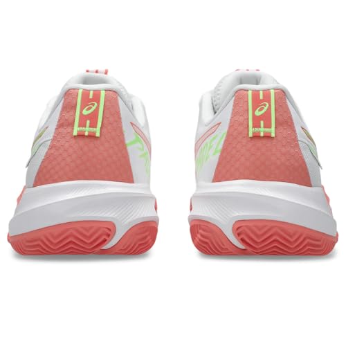 ASICS Women's Gel-Challenger 15 PadelSneaker, White Guava, 11.5 US