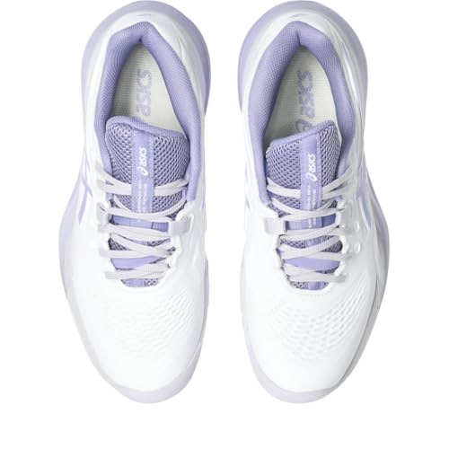 ASICS Women's Gel-Resolution X Tennis Shoes, 9, White/Bluebell