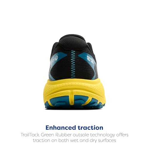 Brooks Men’s Divide 5 Trail Running Shoe - Black/Ebony/White - 10 Medium