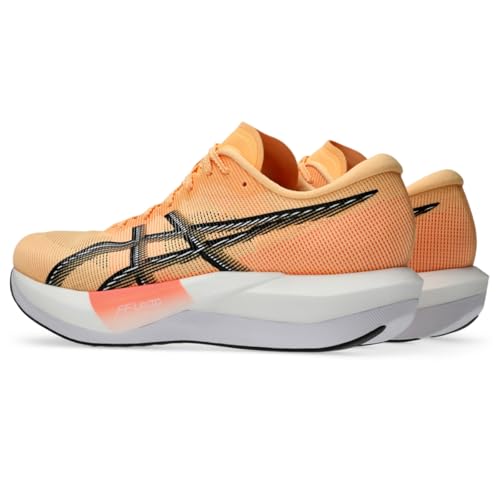 ASICS Unisex Magic Speed 5 Running Shoes, 4M / 5.5W, Orange Glow/Black