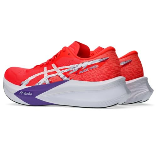 ASICS Men Magic Speed 4 Flash Red/White 13 Medium