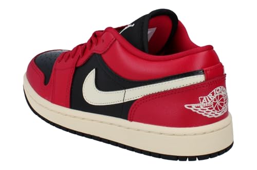 Air Jordan 1 Low Women's Shoes (Mystic Hibiscus/Black/Coconut Milk) Size 8.5