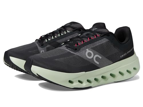On Womens, Cloudsurfer Next Black/Lima 7 Medium