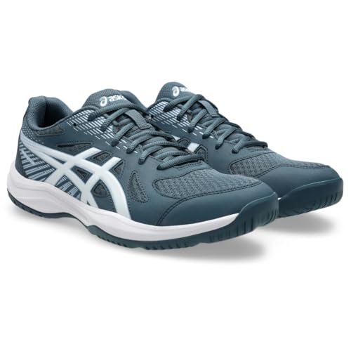 ASICS Men's Upcourt 6 Volleyball Shoes, 9.5, RAW Indigo/White
