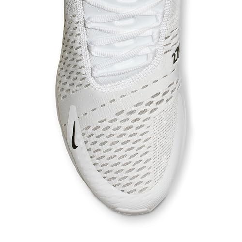 Nike Men's Air Max 270 Shoes, White/Black-White, 8